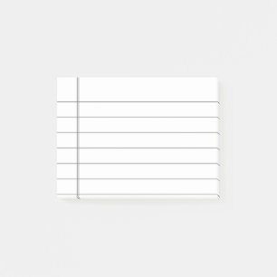 Post-it® Papier rayé personnalisable personnalisé de carnet