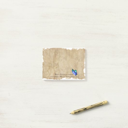 Post-it® Papillon (Sur un bureau)