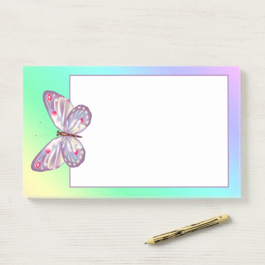 Post-it® Papillon (Sur un bureau)