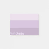 Post-it® Papillon à rayures violet Ombre personnalisé (Devant)