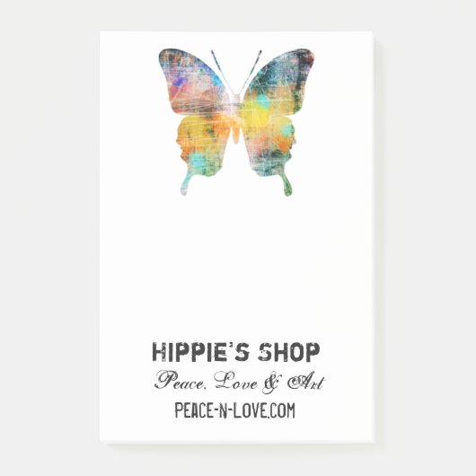 Post-it® Papillon affligé (Devant)