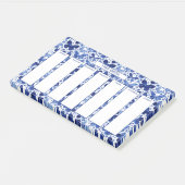 Post-it® Papillon aquarelle horaire hebdomadaire (Incliné)