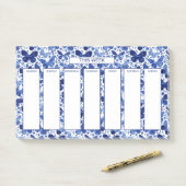 Post-it® Papillon aquarelle horaire hebdomadaire (Sur un bureau)