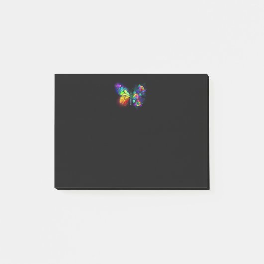 Post-it® Papillon arc-en-ciel (Devant)
