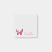 Post-it® Papillon blanc rose (Devant)
