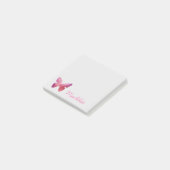 Post-it® Papillon blanc rose (Incliné)