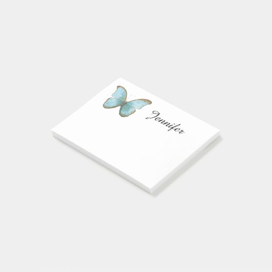 Post-it® Papillon bleu (Incliné)