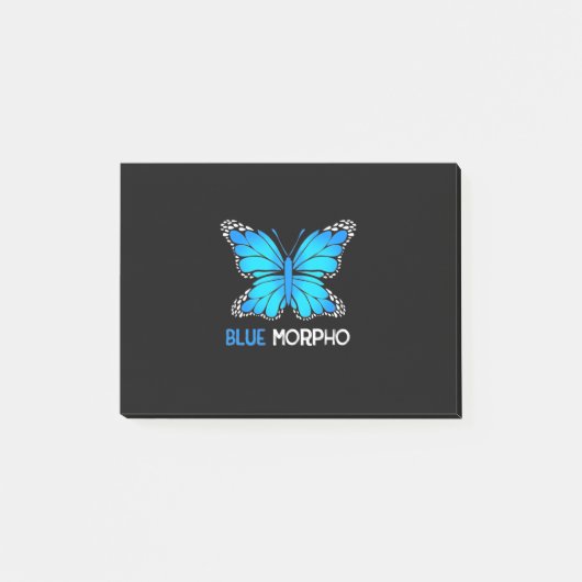 Post-it® Papillon bleu Morpho (Devant)