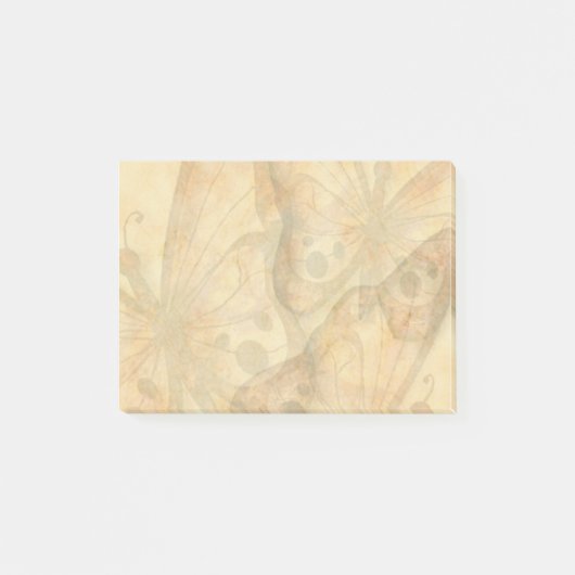 Post-it® Papillon Brown jaune (Devant)