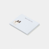 Post-it® Papillon Cartoon Chien (Incliné)