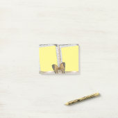 Post-it® Papillon choisissez votre couleur (Sur un bureau)