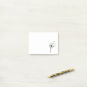 Post-it® Papillon de pissenlit en vol (Sur un bureau)