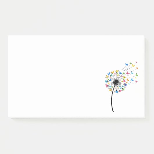 Post-it® Papillon de pissenlit en vol (Devant)
