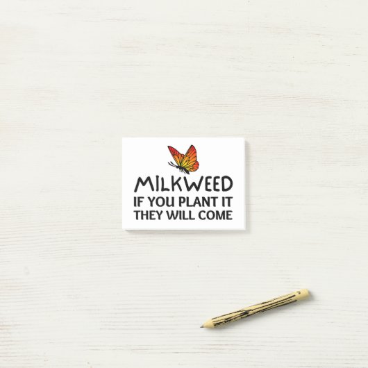 Post-it® Papillon monarque (Sur un bureau)