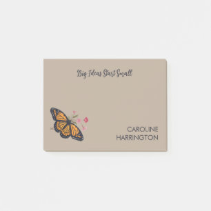Post-it® Papillon Monarque Orange Inspiration Nature