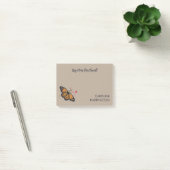 Post-it® Papillon Monarque Orange Inspiration Nature (Bureau)