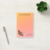 Post-it® Papillon Monarque Orange Plutôt Inspirant (Bureau)