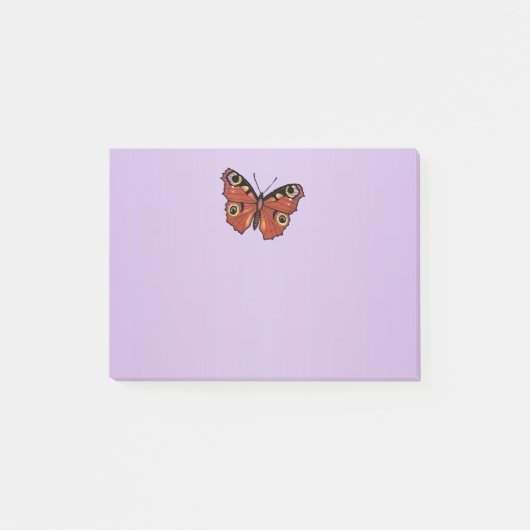 Post-it® Papillon Monarque Plutôt Vivid Violet (Devant)