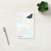 Post-it® Papillon Morpho Bleu Beau Personnalisé (Bureau)
