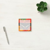 Post-it® Papillon noir Swallowtail sur Gerberia Daisy (Bureau)