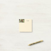 Post-it® Papillon personnalisé 3x3 (Sur un bureau)