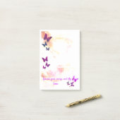 Post-it® Papillon personnel féminin poste-il (Sur un bureau)