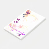 Post-it® Papillon personnel féminin poste-il (Incliné)