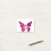Post-it® Papillon Pink Clipart Cute Flying Wings Nature 1. (Sur un bureau)
