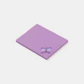 Post-it® Papillon rose et pourpre (Incliné)