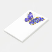 Post-it® Papillon Saphir Fleur (Incliné)