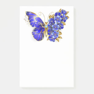 Post-it® Papillon Saphir Fleur