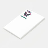 Post-it® Papillon/sensibilisation...Maladie thyroïdienne (Incliné)