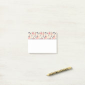 Post-it® Papillon Tour Eiffel et Motif Rose (Sur un bureau)