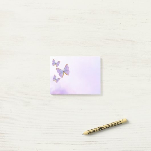 Post-it® Papillons (Sur un bureau)