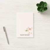 Post-it® Papillons Crème Rose Menthe (Bureau)
