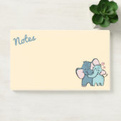 Post-it® Papillons d'amour d'éléphant (Bureau)