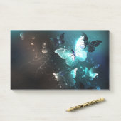 Post-it® Papillons de nuit à la menthe (Sur un bureau)