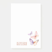 Post-it® Papillons de pêche à la lavande violette (Devant)