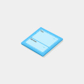 Post-it® Papillons de prière (Bleu) (Incliné)