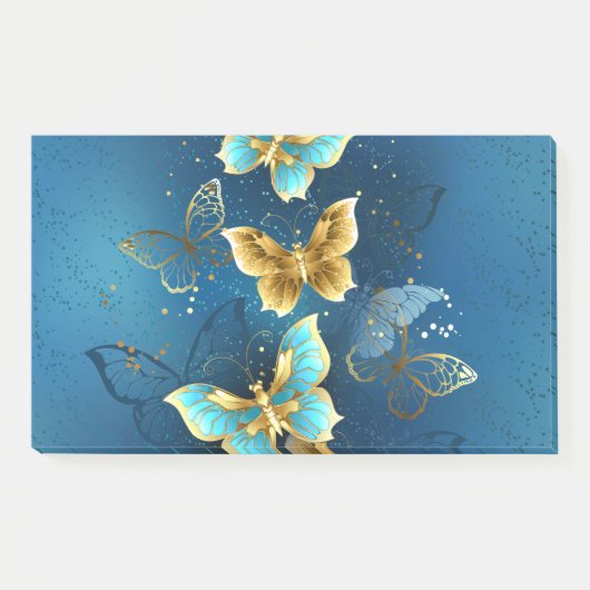 Post-it® Papillons dorés (Devant)