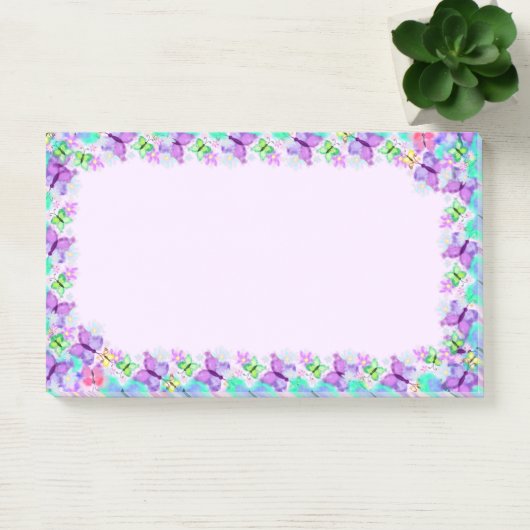 Post-it® Papillons encadrés Notes (Bureau)