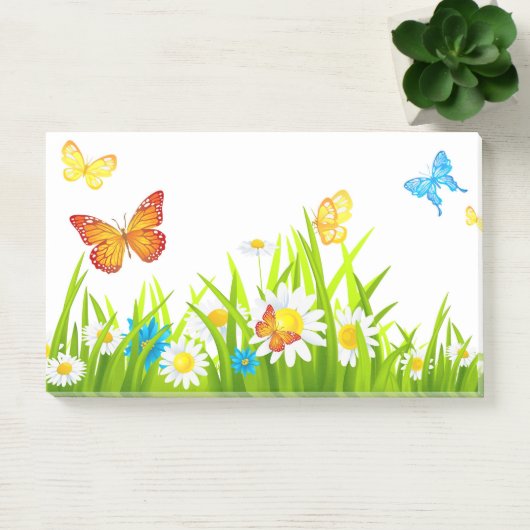 Post-it® Papillons Et Fleurs (Bureau)