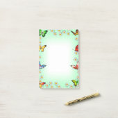 Post-it® Papillons et marguerites (Sur un bureau)