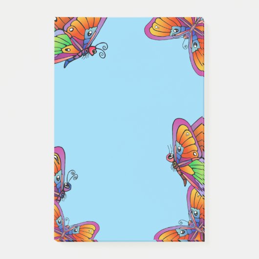 Post-it® Papillons et papillons (Devant)