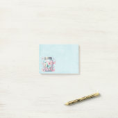 Post-it® Papillons Fantaisistes dans un Pot (Sur un bureau)