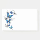 Post-it® Papillons volants bleus Morpho (Devant)