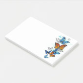 Post-it® Papillons volants Morpho et Monarch (Incliné)