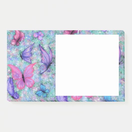Post-it® Papillons volants Publier des notes (Devant)