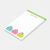 Post-it® Paquets de points Polka - Bloc-notes personnalisé  (Incliné)