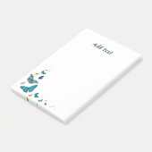 Post-it® Parade aux papillons, jolie conception modèle (Incliné)